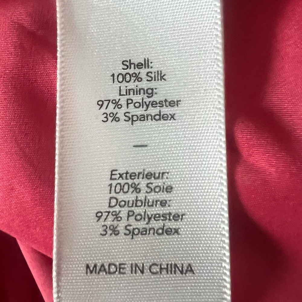 Elizabeth and James Red Silk Angelina Dress - Size 2 - Picture 7 of 8